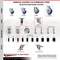 Service Caster 5 Inch 316SS Blue Polyurethane Swivel 1 Inch Expanding Stem Caster Set SCC SCC-SS316EX20S514-PPUB-BLUE-1-4 - alternate 4
